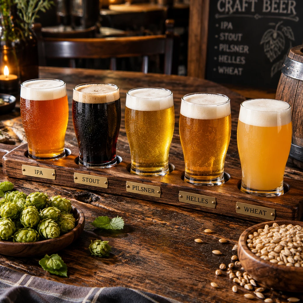 Die beliebtesten Biersorten erklärt: Von IPA über Stout bis Pilsner